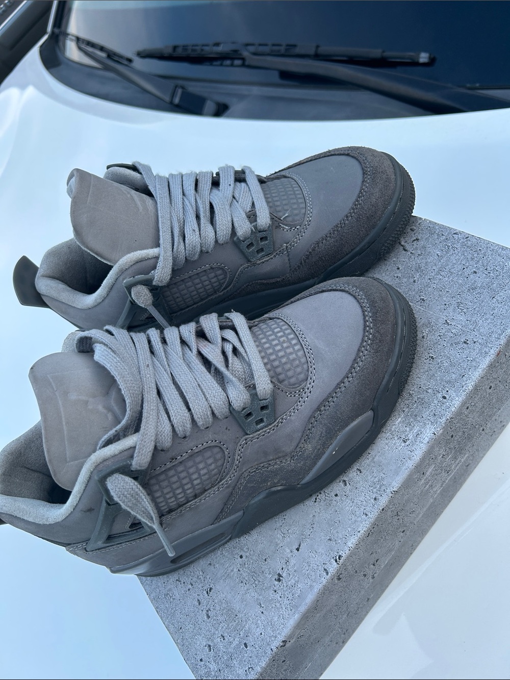 Jordan Kids Grey Low-Top Sneakers